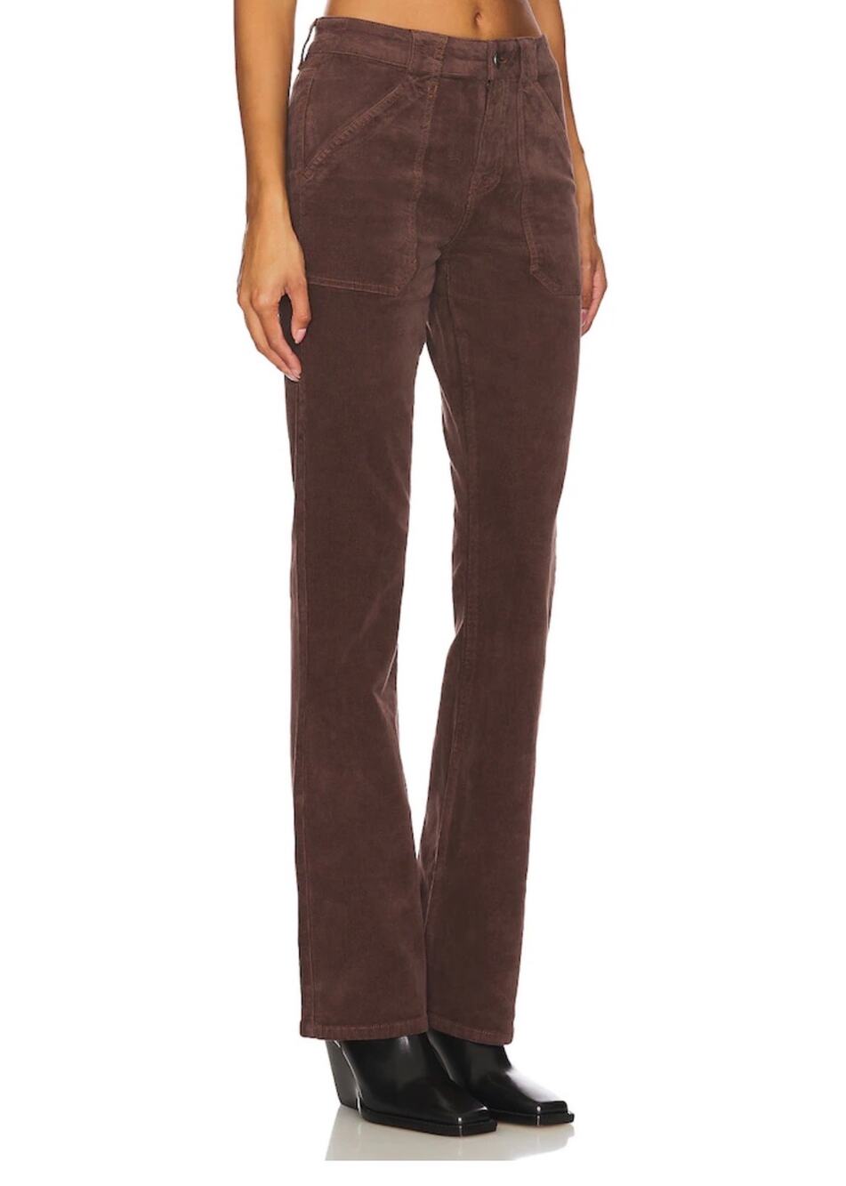 Revolve Sanctuary Brown Sugar Corduroy Pants Size 29 Stretchy Hayden Bootcut NEW